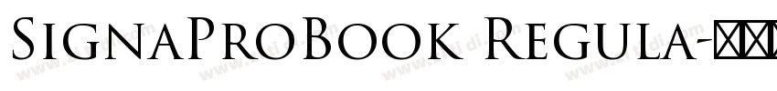 SignaProBook Regula字体转换